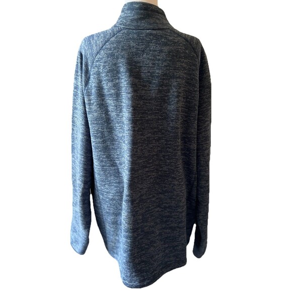 Swiss Tech Jacket Men 2XL Blue Pullover Fleece Mock Neck Full Zip LS Sweater - Picture 2 of 12